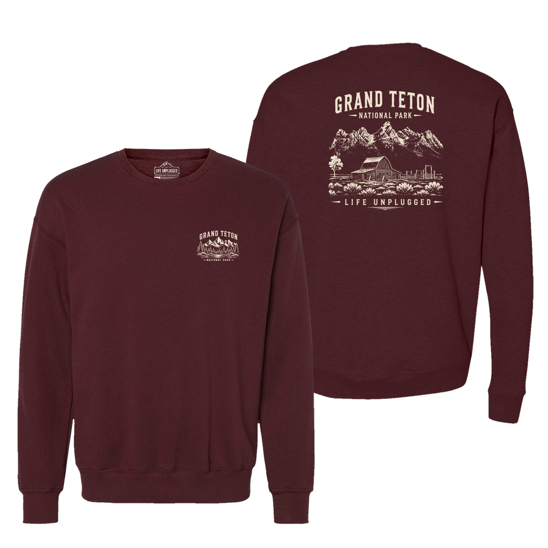 GRAND TETON NATIONAL PARK Midweight Super Soft Crewneck