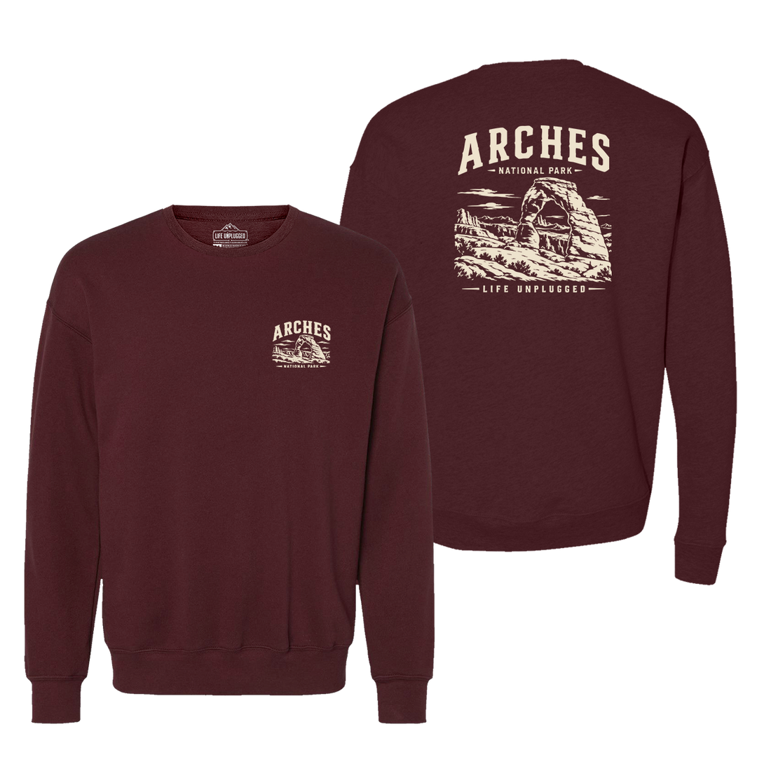 ARCHES NATIONAL PARK Midweight Super Soft Crewneck