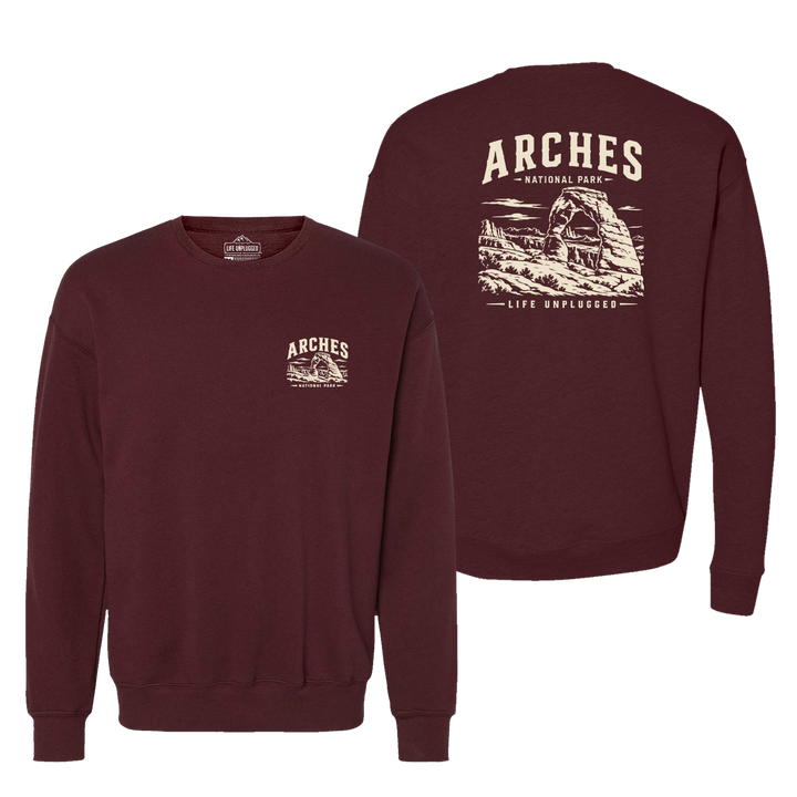 ARCHES NATIONAL PARK Midweight Super Soft Crewneck