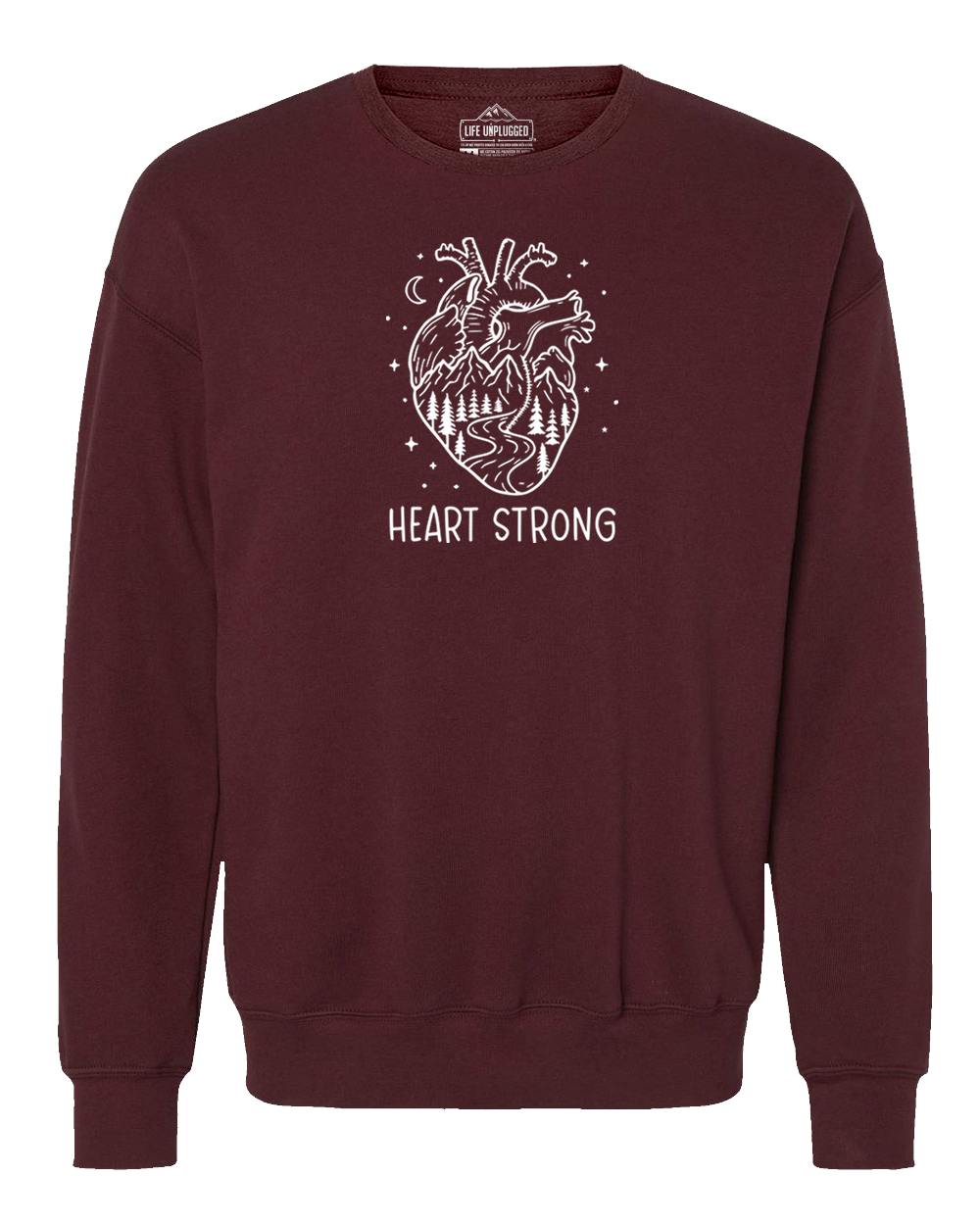 HEART STRONG Midweight Super Soft Crewneck