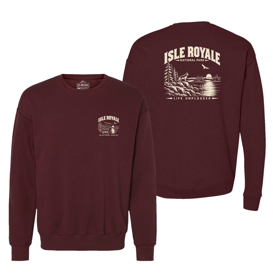 ISLE ROYALE NATIONAL PARK Midweight Super Soft Crewneck