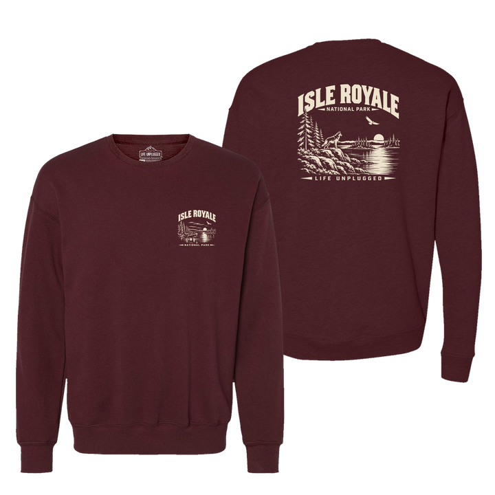 ISLE ROYALE NATIONAL PARK Midweight Super Soft Crewneck
