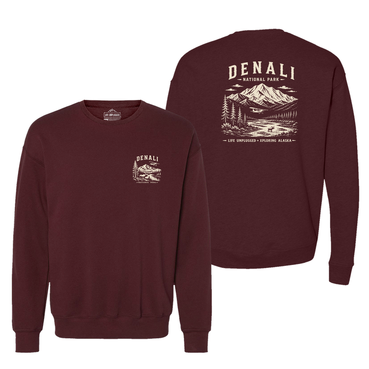 DENALI NATIONAL PARK Midweight Super Soft Crewneck