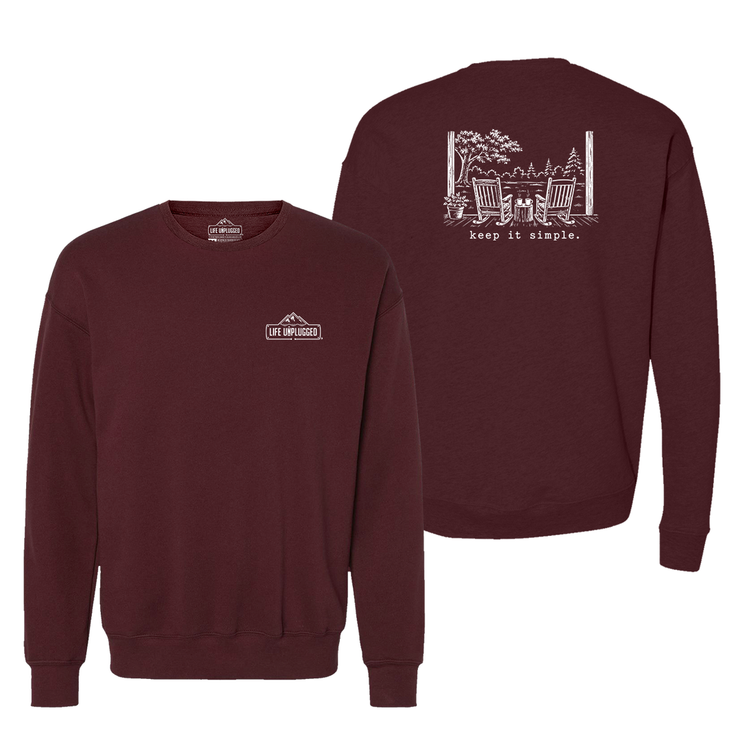 KEEP IT SIMPLE. Midweight Super Soft Crewneck