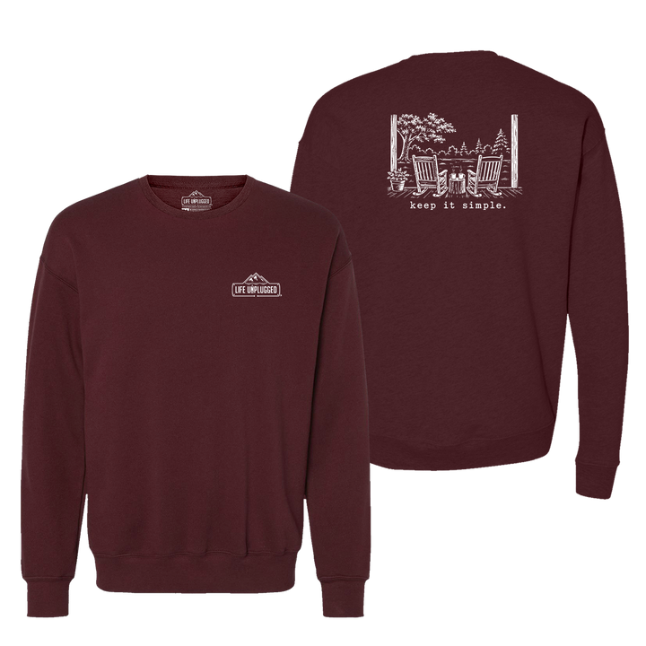 KEEP IT SIMPLE. Midweight Super Soft Crewneck