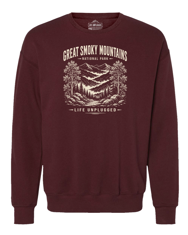 GREAT SMOKY MOUNTAINS NATIONAL PARK Midweight Super Soft Crewneck