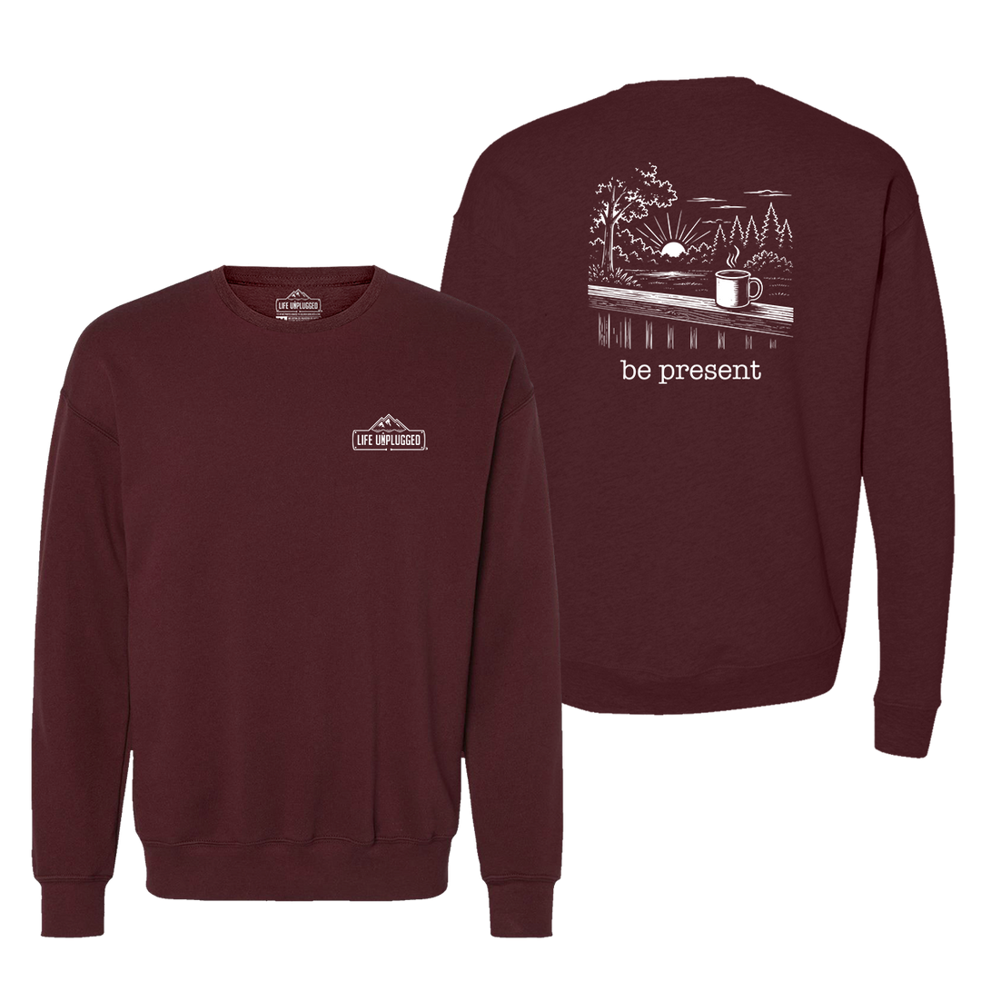 BACK PORCH COFFEE Midweight Super Soft Crewneck