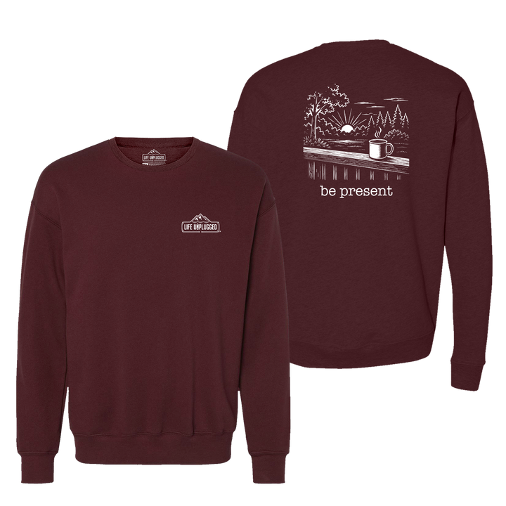 BACK PORCH COFFEE Midweight Super Soft Crewneck