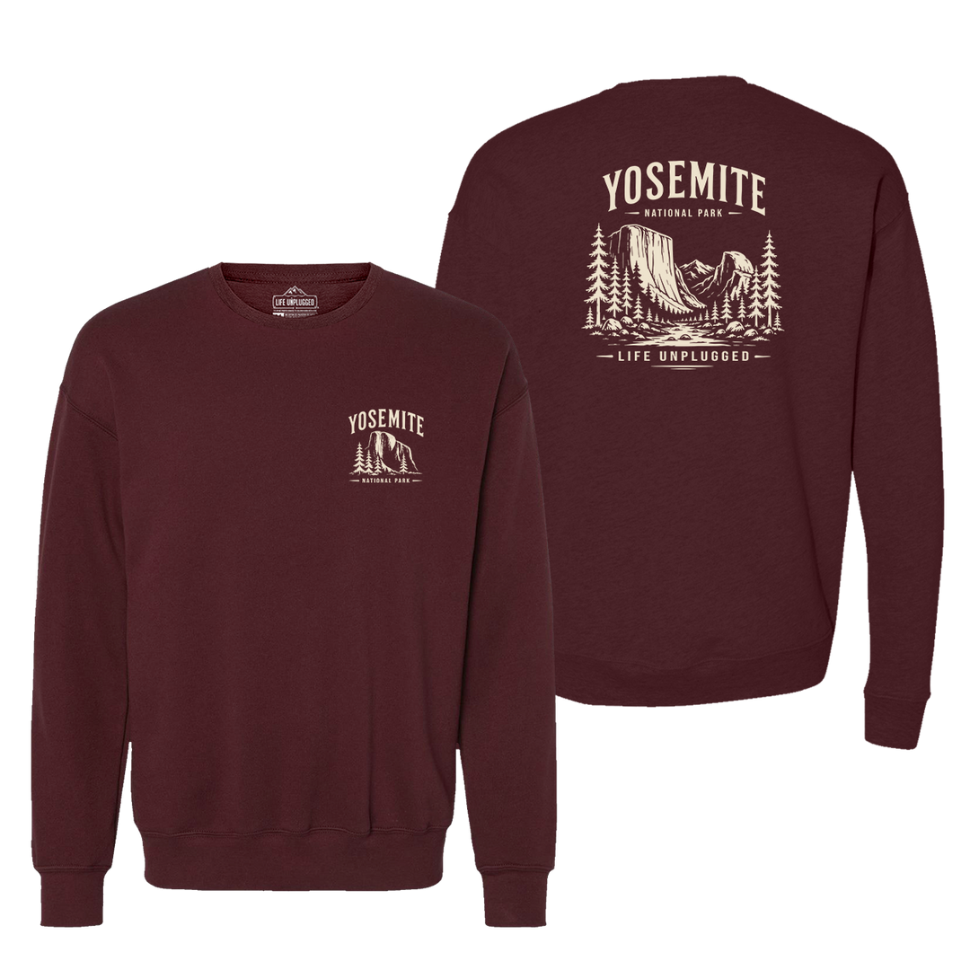 YOSEMITE NATIONAL PARK Midweight Super Soft Crewneck