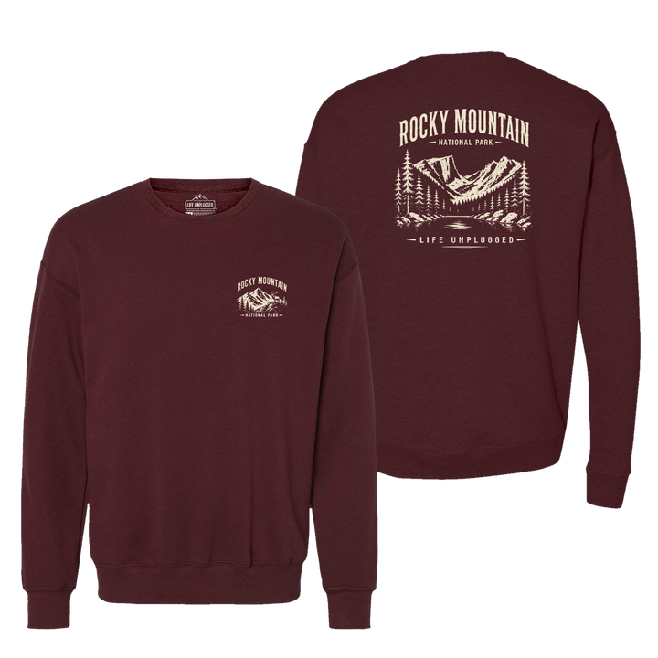 ROCKY MOUNTAIN NATIONAL PARK Midweight Super Soft Crewneck