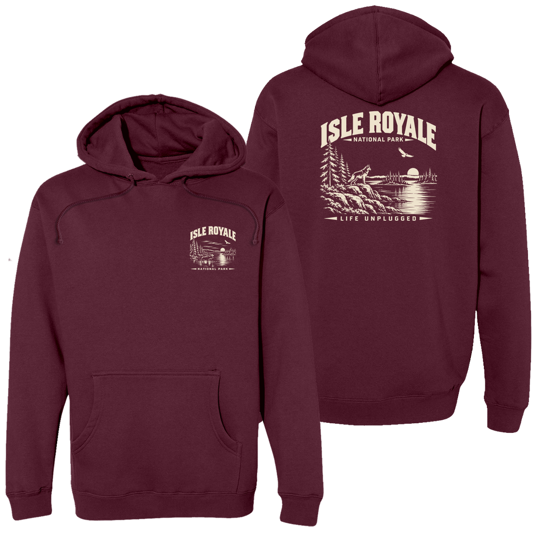 ISLE ROYALE NATIONAL PARK Heavyweight Hoodie