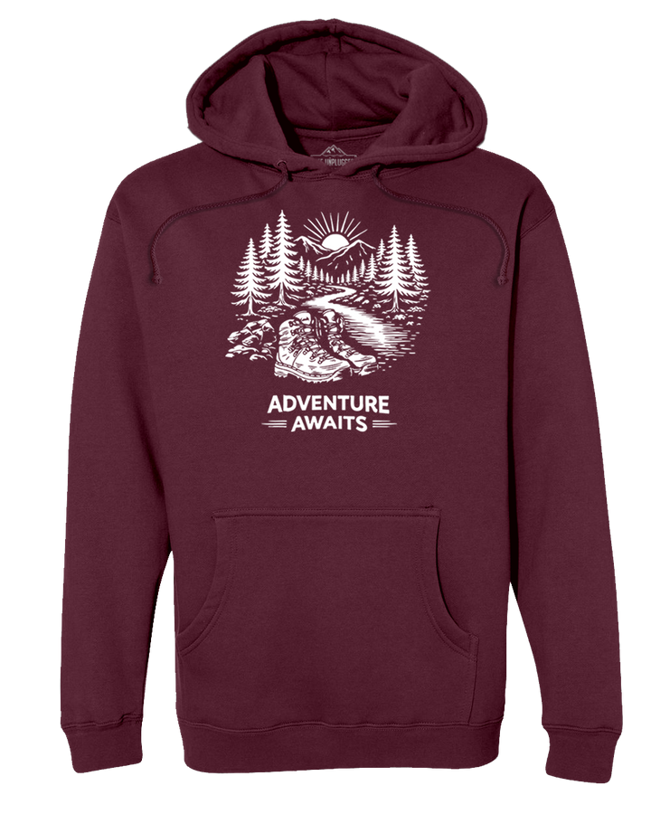 ADVENTURE AWAITS Heavyweight Hoodie