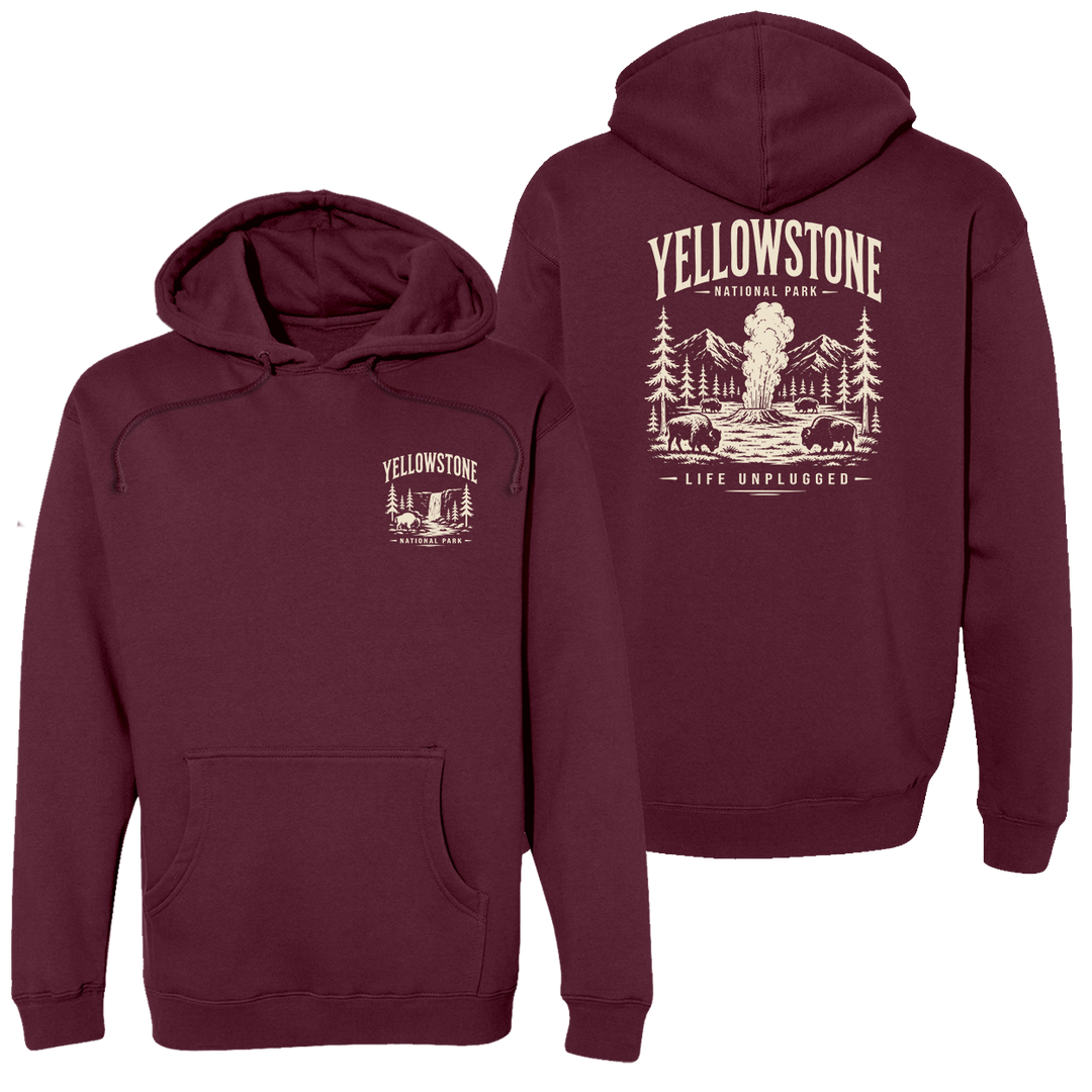 YELLOWSTONE NATIONAL PARK Heavyweight Hoodie