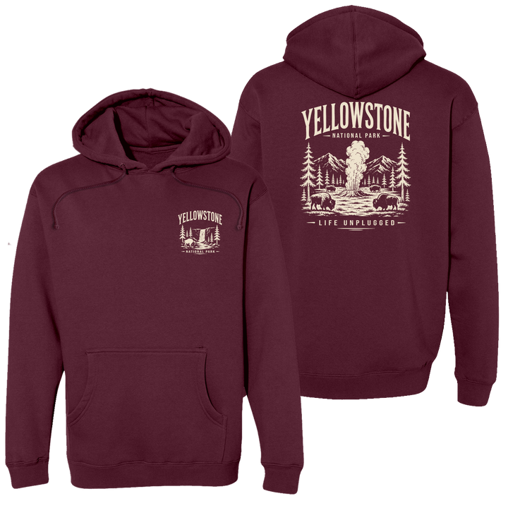 YELLOWSTONE NATIONAL PARK Heavyweight Hoodie