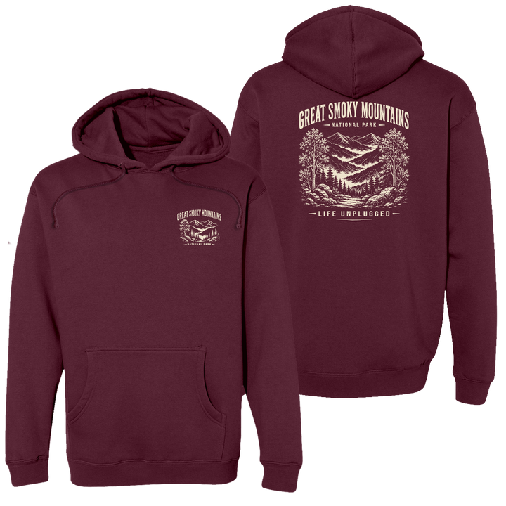 GREAT SMOKY MOUNTAINS NATIONAL PARK Heavyweight Hoodie