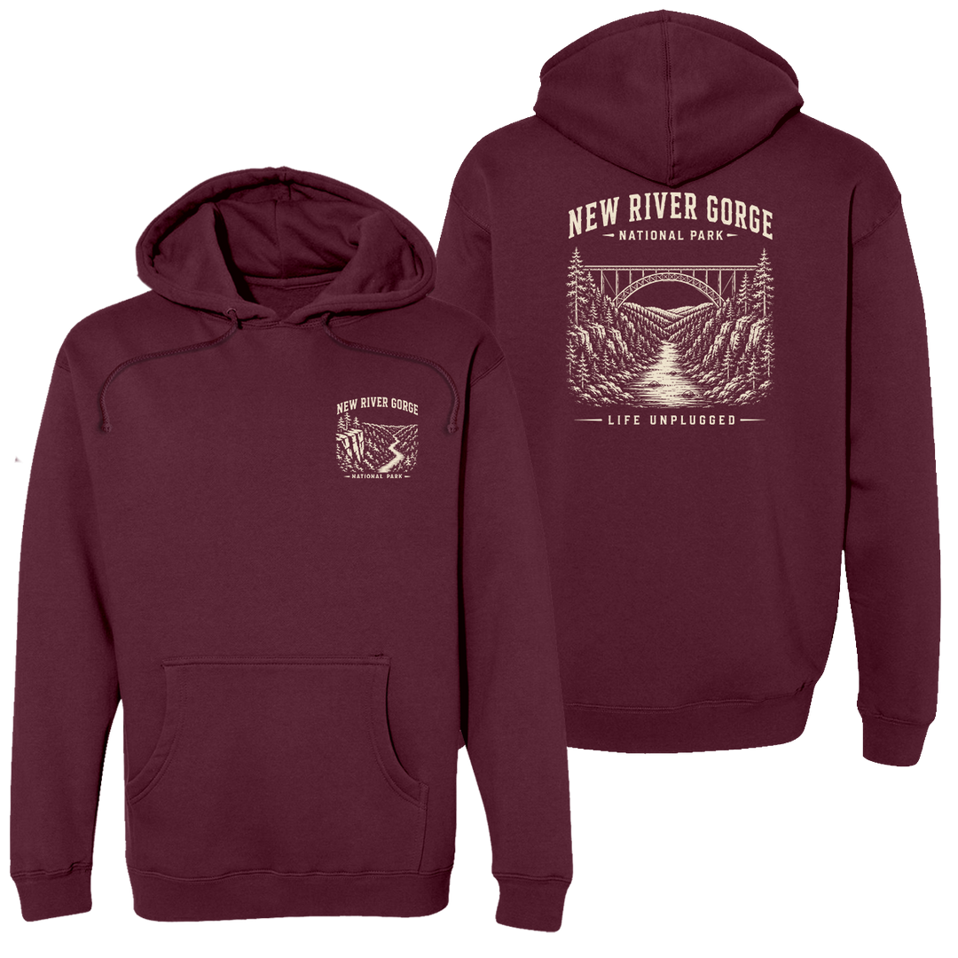 NEW RIVER GORGE NATIONAL PARK Heavyweight Hoodie
