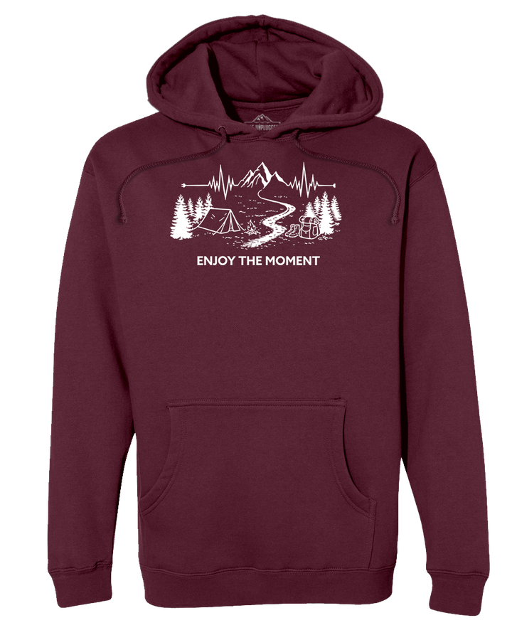ENJOY THE MOMENT (MOUNTAIN SCENE) Heavyweight Hoodie