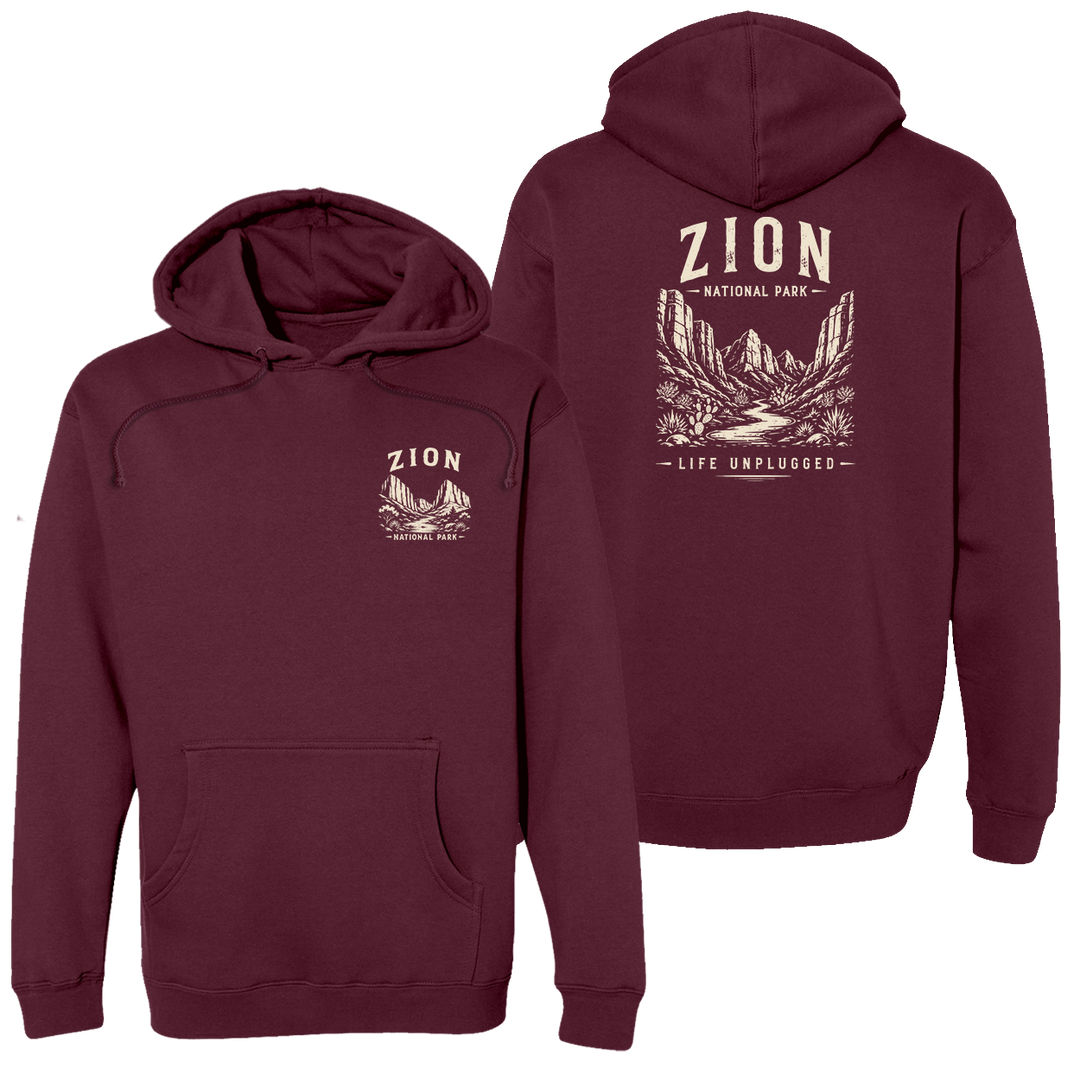 ZION NATIONAL PARK Heavyweight Hoodie