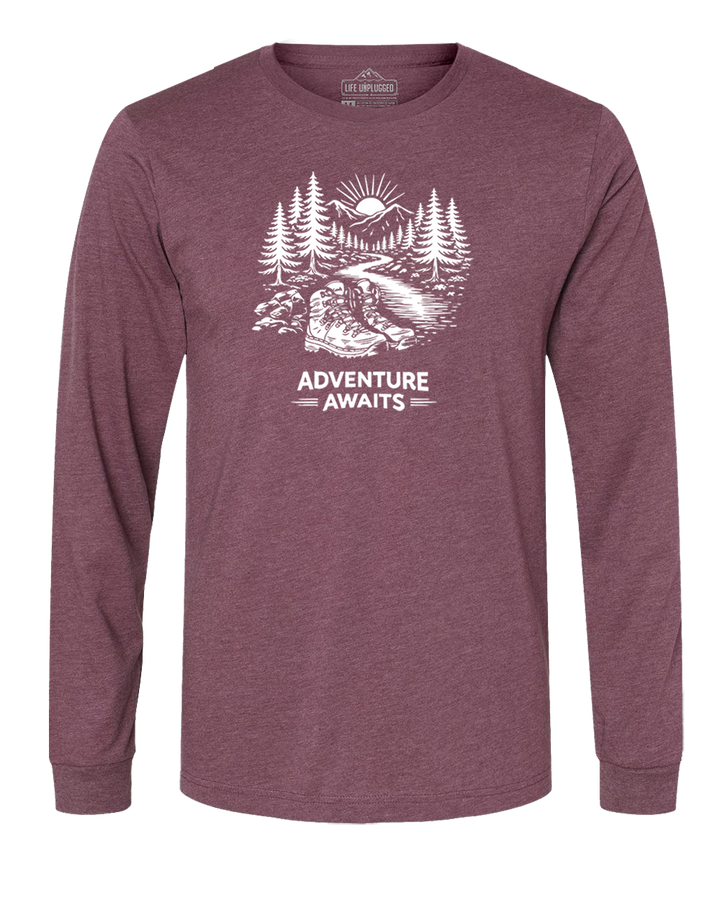 ADVENTURE AWAITS Long Sleeve T-Shirt