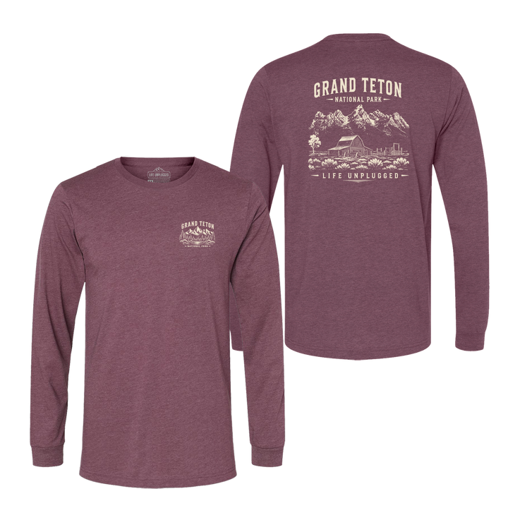 GRAND TETON NATIONAL PARK Long Sleeve T-Shirt