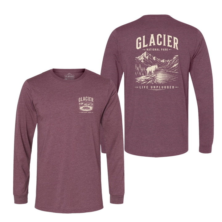 GLACIER NATIONAL PARK Long Sleeve T-Shirt