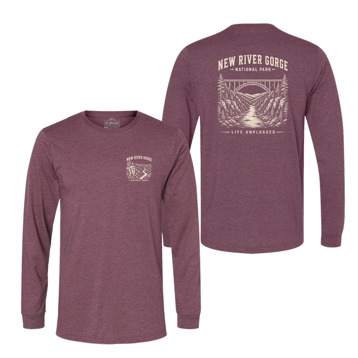 NEW RIVER GORGE NATIONAL PARK Long Sleeve T-Shirt