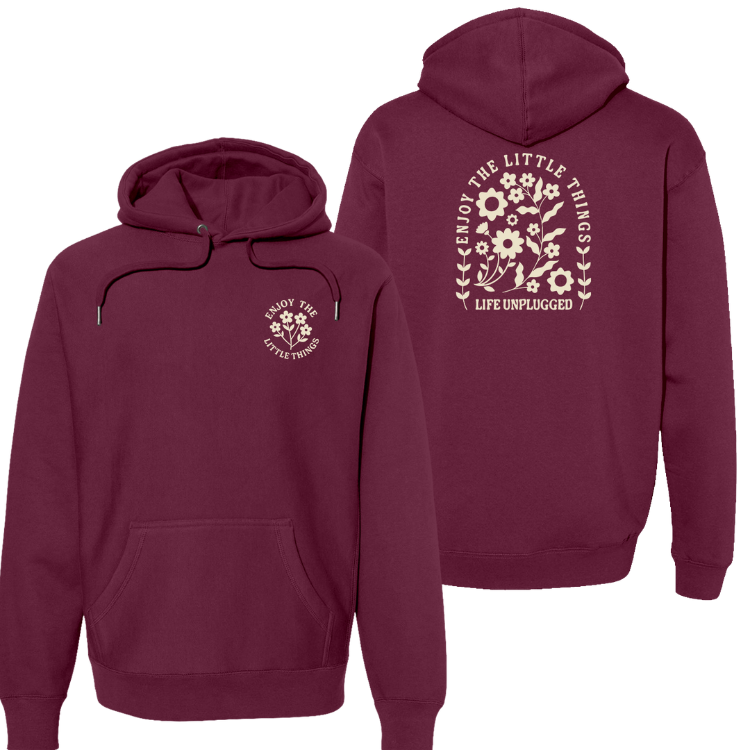 ENJOY THE LITTLE THINGS Super Heavyweight Hoodie