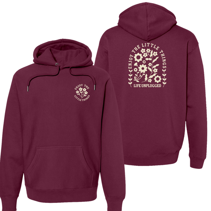 ENJOY THE LITTLE THINGS Super Heavyweight Hoodie