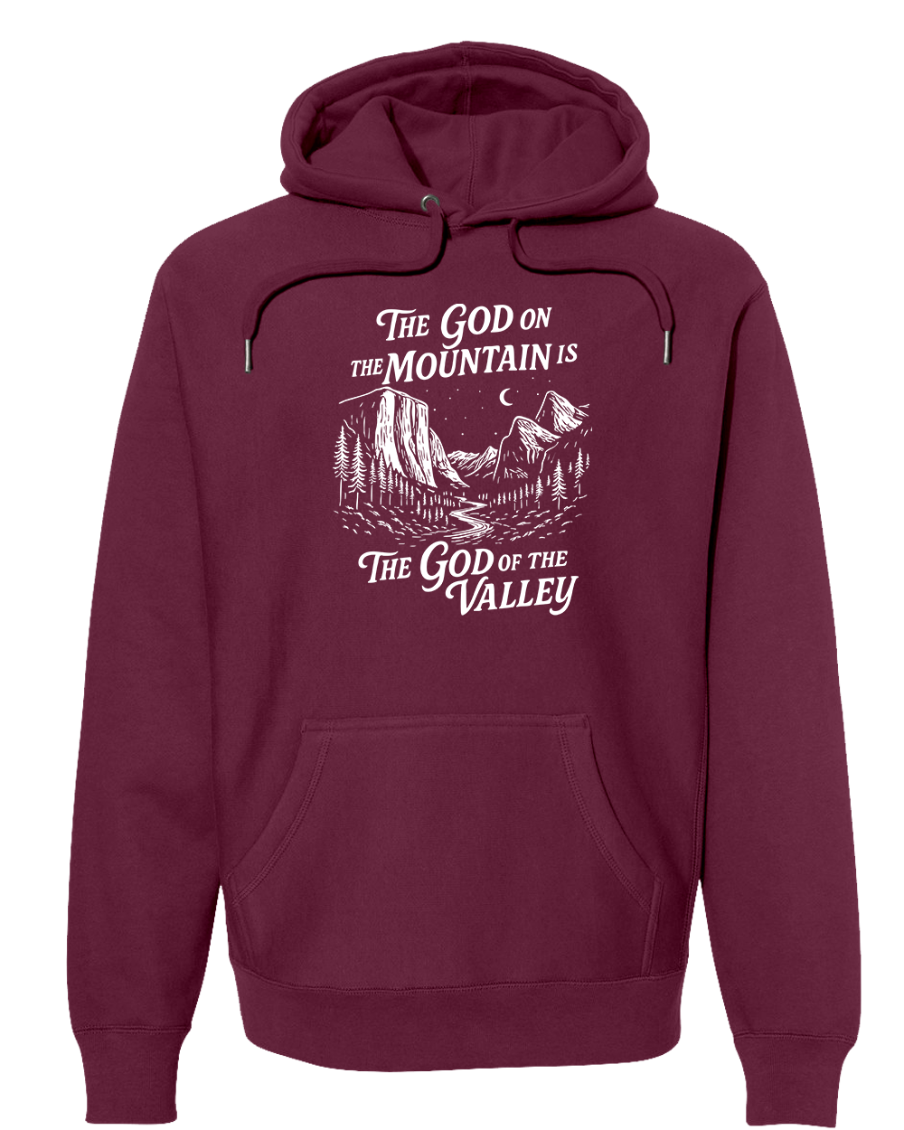 GOD ON THE MOUNTAIN Super Heavyweight Hoodie