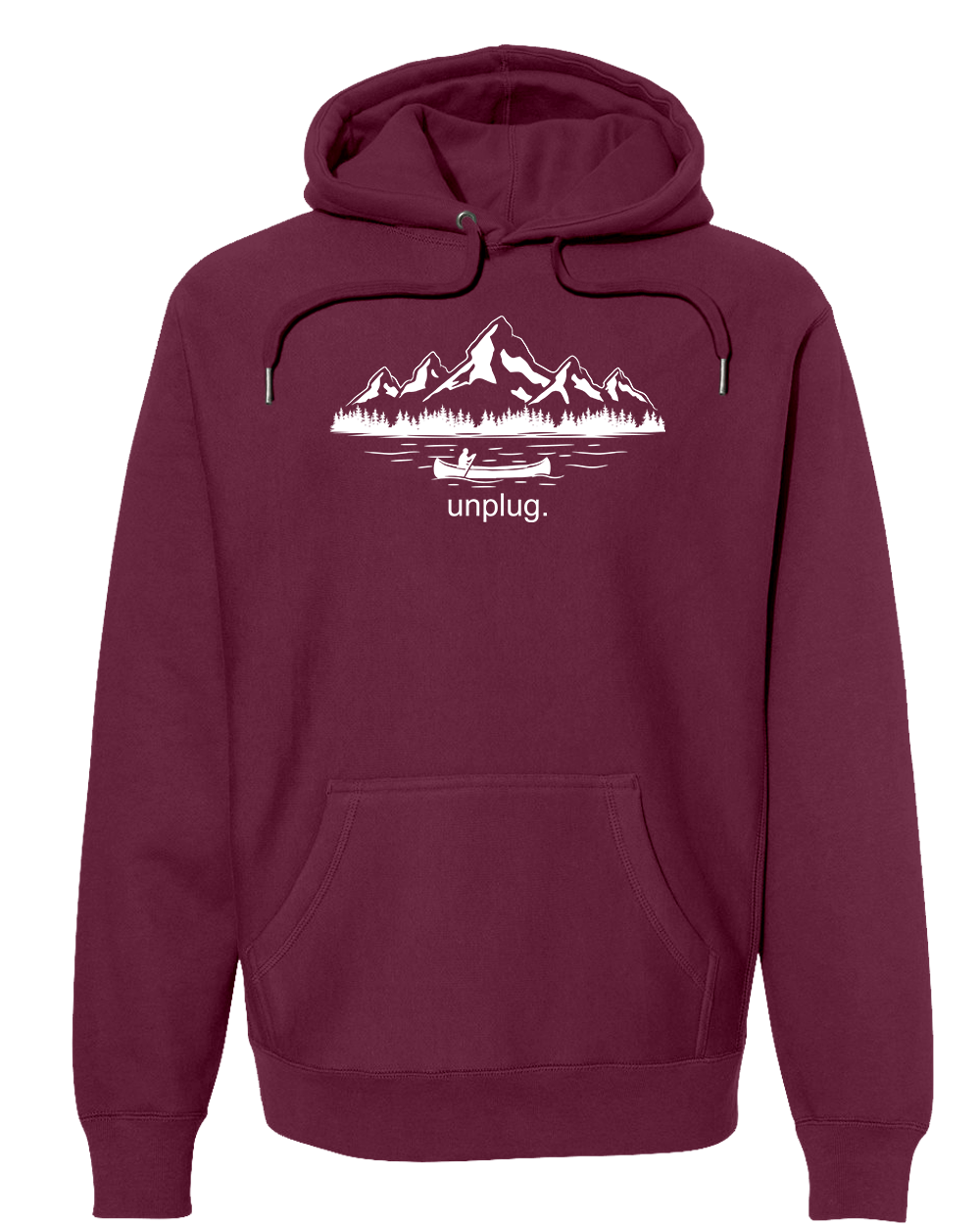 CANOEING IN THE MOUNTAINS Super Heavyweight Hoodie