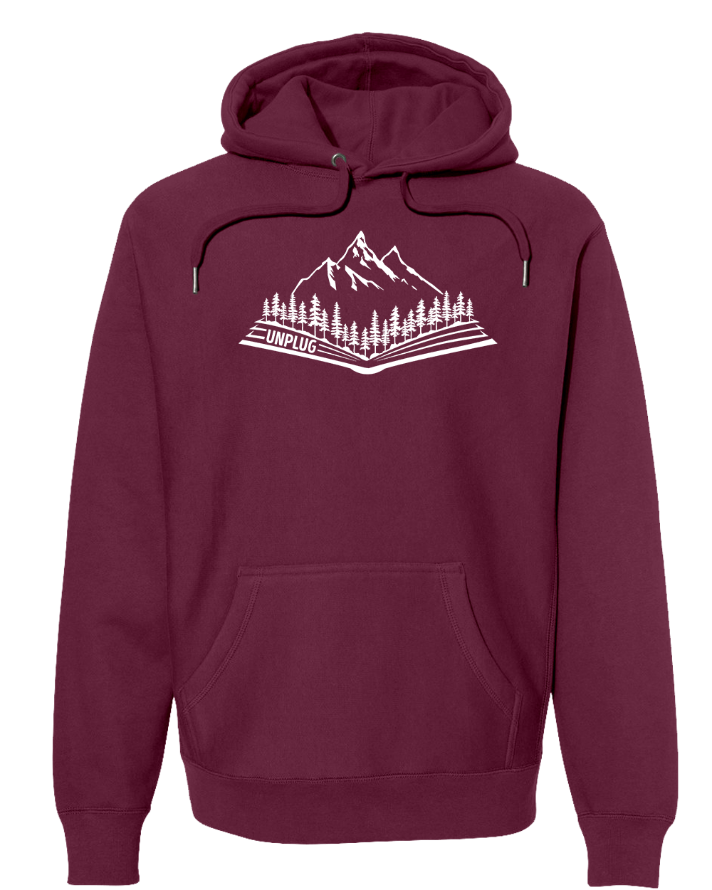 OPEN BOOK MOUNTAIN SCENE Super Heavyweight Hoodie