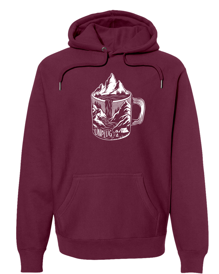 COFFEE MOUNTAIN SCENE Super Heavyweight Hoodie