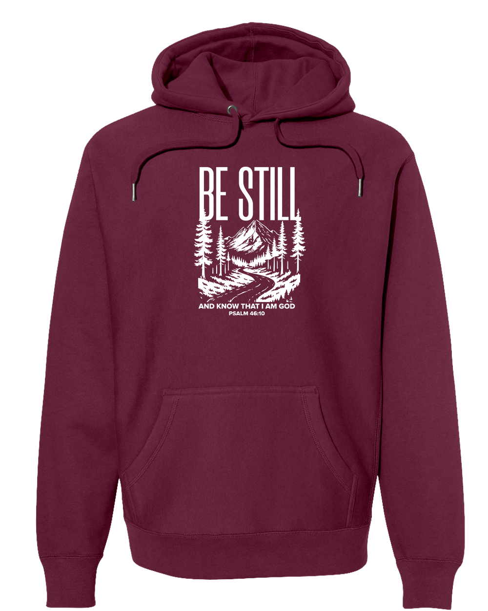 BE STILL AND KNOW Super Heavyweight Hoodie