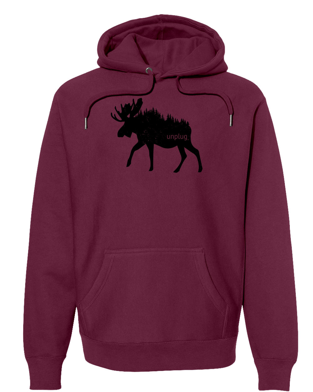 MOOSE IN THE TREES Super Heavyweight Hoodie
