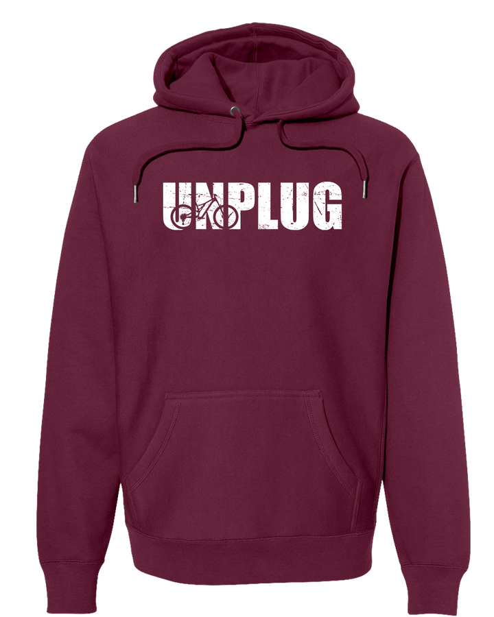 UNPLUG MOUNTAIN BIKE SILHOUETTE Super Heavyweight Hoodie