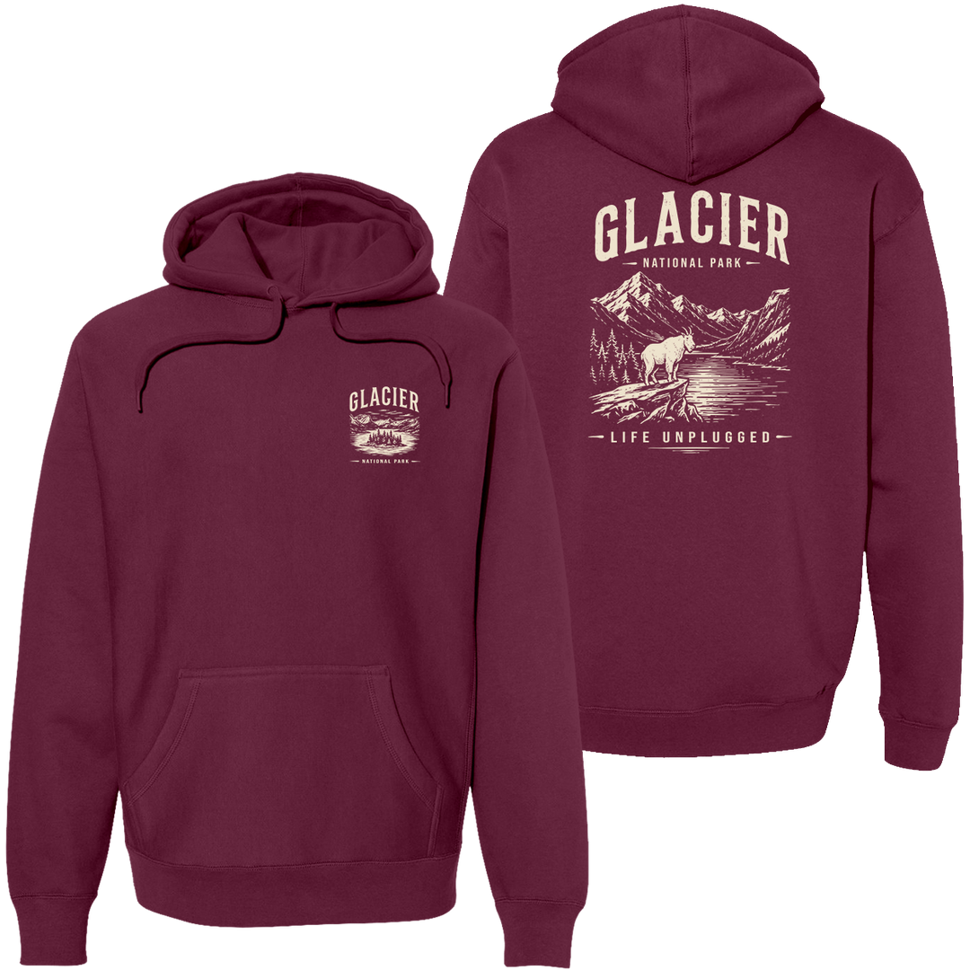 GLACIER NATIONAL PARK Super Heavyweight Hoodie