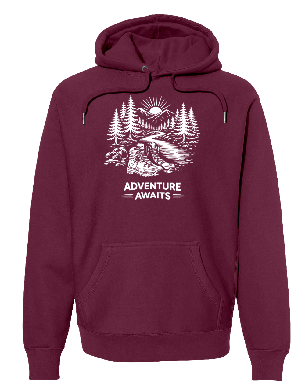 ADVENTURE AWAITS Super Heavyweight Hoodie
