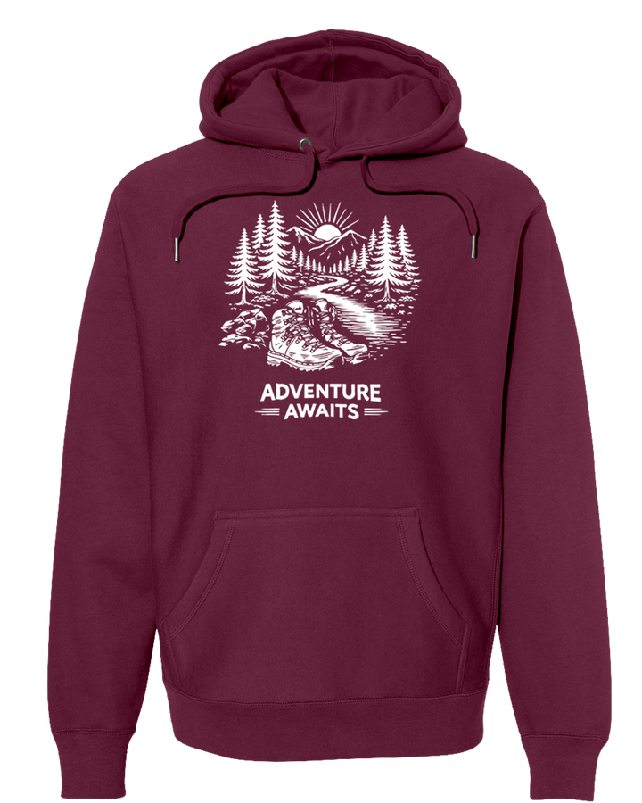 ADVENTURE AWAITS Super Heavyweight Hoodie