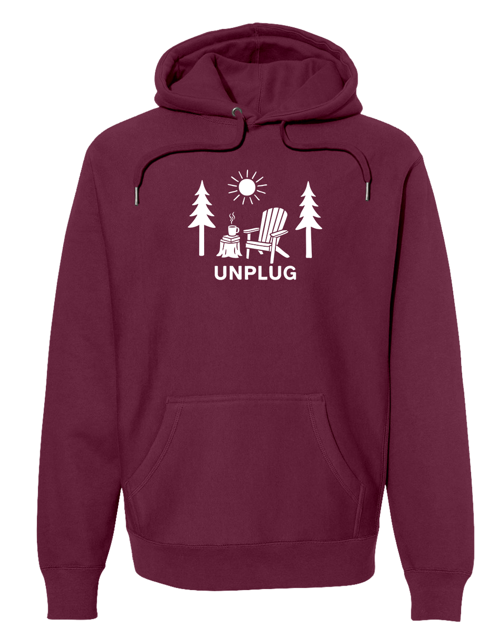 READING IN THE WOODS Super Heavyweight Hoodie