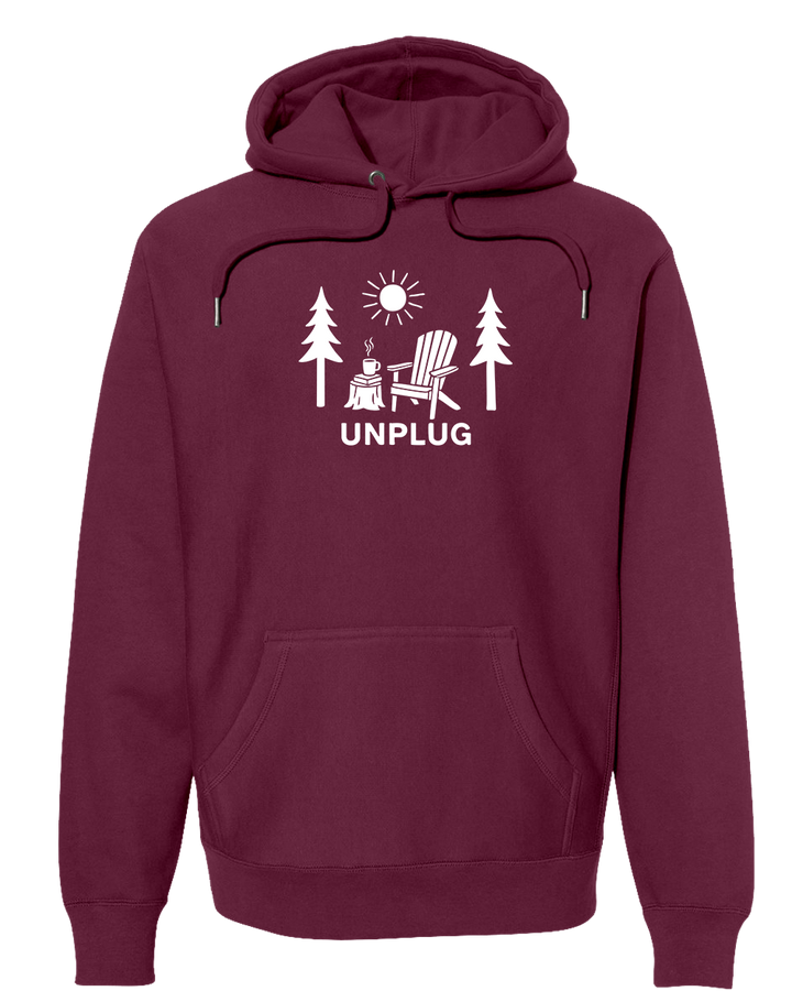 READING IN THE WOODS Super Heavyweight Hoodie