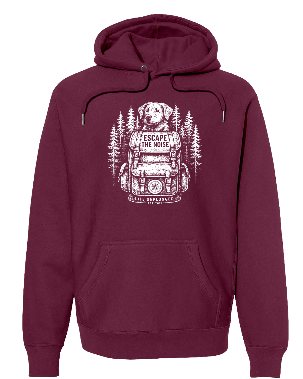 PAWS AND PINES Super Heavyweight Hoodie