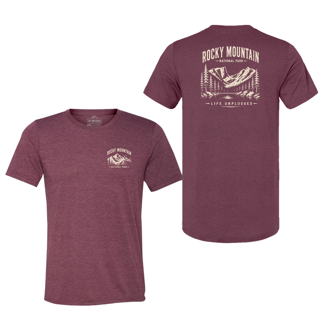 ROCKY MOUNTAIN NATIONAL PARK Triblend T-Shirt
