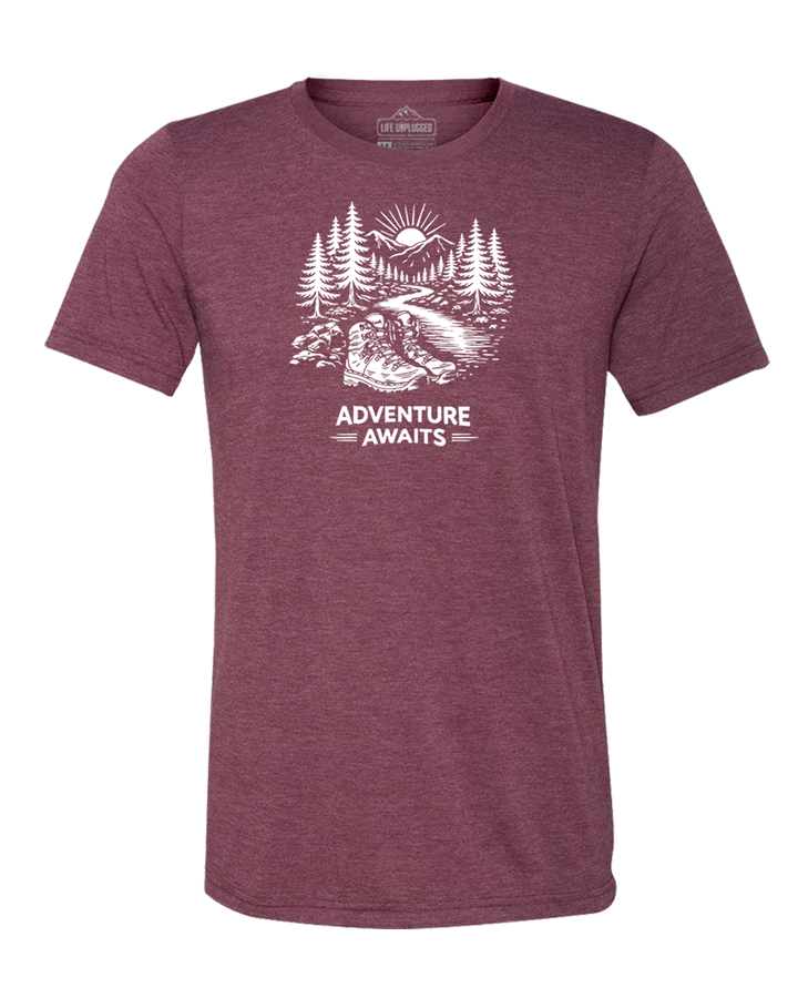 ADVENTURE AWAITS Triblend T-Shirt