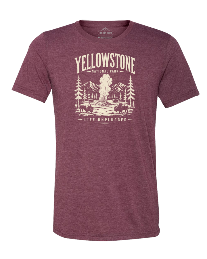 YELLOWSTONE NATIONAL PARK Triblend T-Shirt