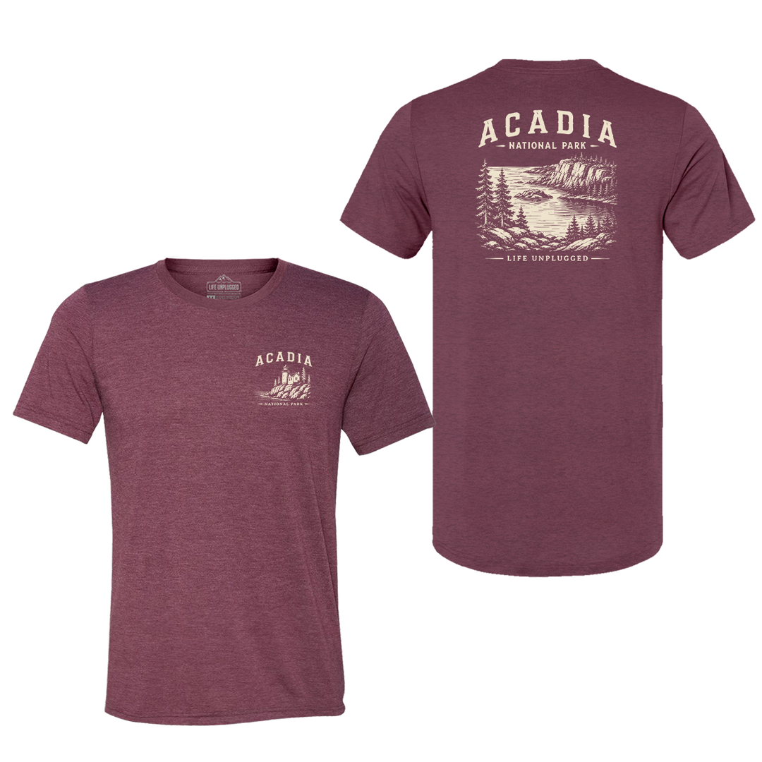 ACADIA NATIONAL PARK Triblend T-Shirt