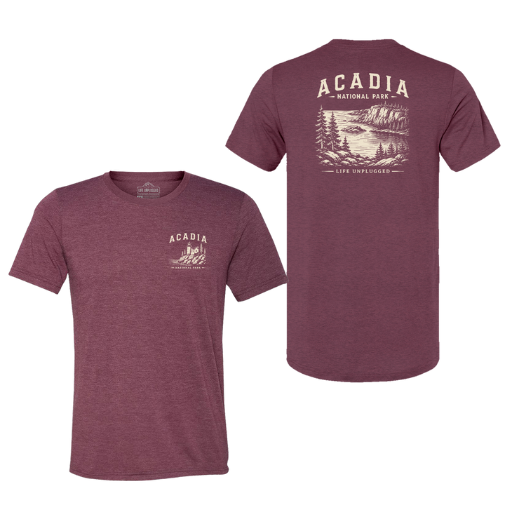 ACADIA NATIONAL PARK Triblend T-Shirt