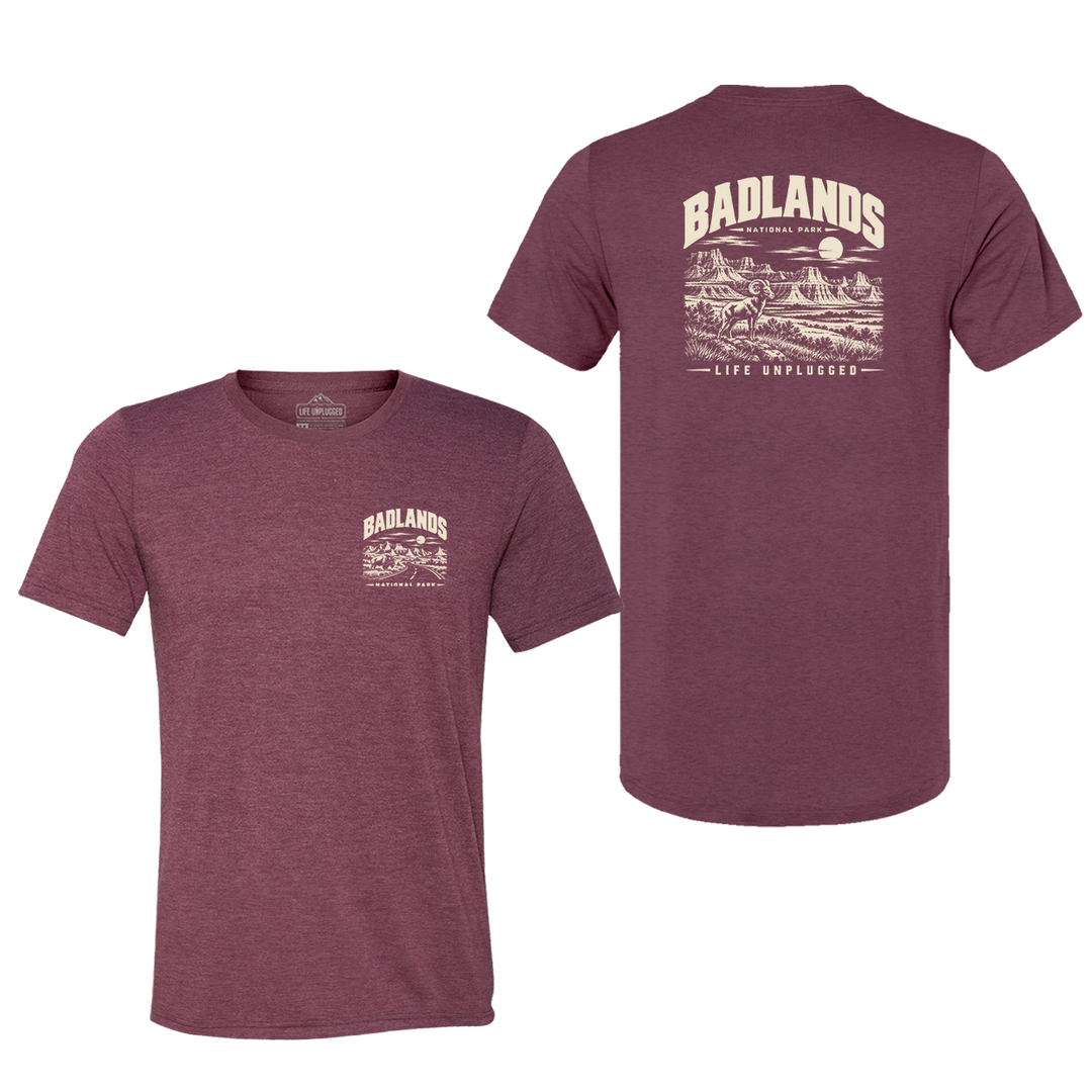 BADLANDS NATIONAL PARK Triblend T-Shirt