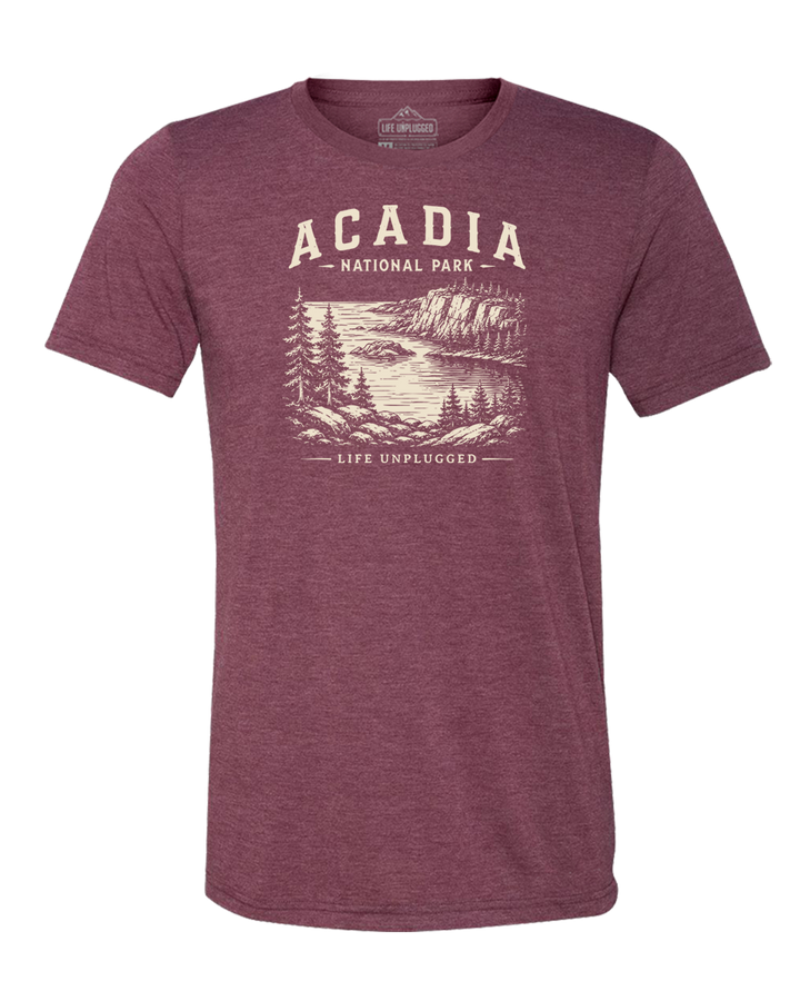 ACADIA NATIONAL PARK Triblend T-Shirt