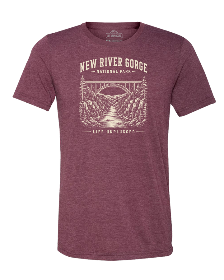 NEW RIVER GORGE NATIONAL PARK Triblend T-Shirt