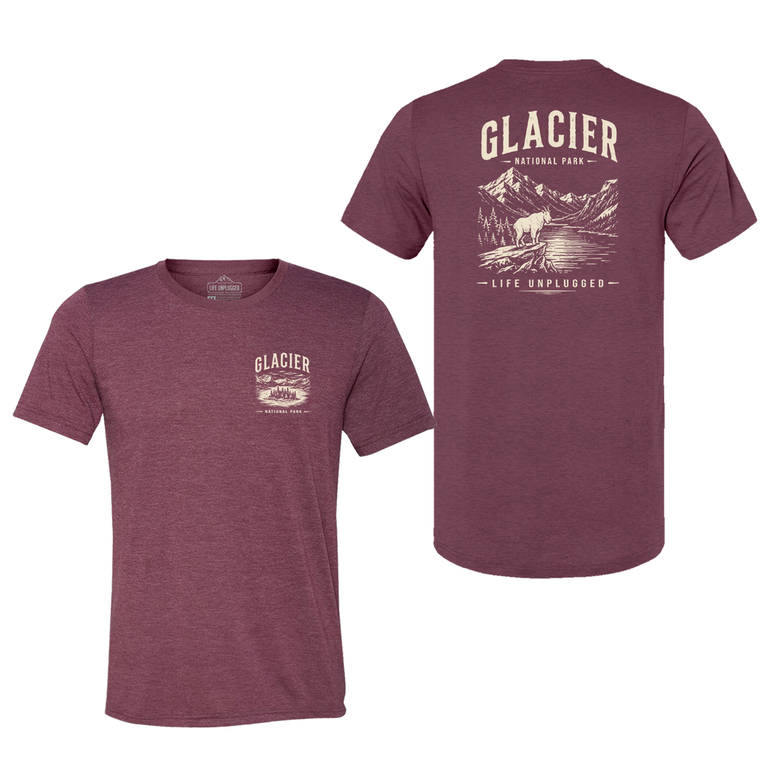 GLACIER NATIONAL PARK Triblend T-Shirt
